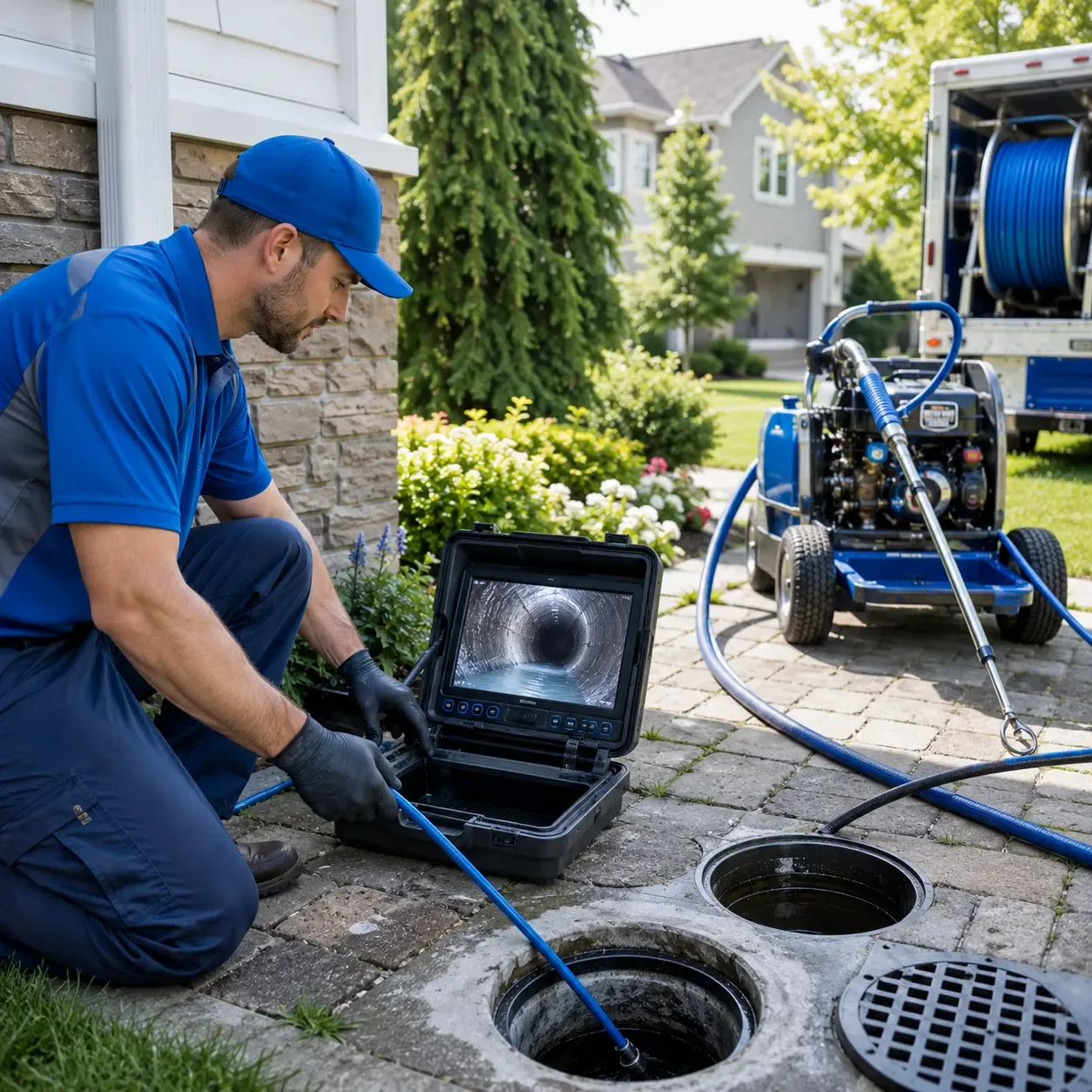 Outdoor drain cleaning professionals serving Oconto, WI